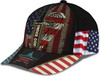FUNSTUFFPRINT One Nation Under God Usa Flag Angel Wings Christian Cross All Over Print Baseball Cap - Christian Hats For Men Women