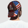 FUNSTUFFPRINT One Nation Under God Eagle On Liberty Statue Usa Flag And Cross All Over Print Baseball Cap - Christian Hats For Men Women