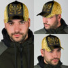 FUNSTUFFPRINT Jesus Cross Angel Wings All Over Print Baseball Cap - Christian Hats For Men Women