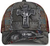 FUNSTUFFPRINT Jesus Christ Crucifixion Of Jesus All Over Print Baseball Cap - Christian Hats For Men Women