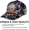 FUNSTUFFPRINT God Bless America Bald Eagles America Flag Custom Name All Over Print Baseball Cap - Christian Hats For Men Women