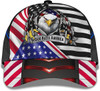 FUNSTUFFPRINT Eagle God Bless America All Over Print Baseball Cap - Christian Hats For Men Women