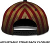 FUNSTUFFPRINT Cross One Nation Under God American Flag Custom Name All Over Print Baseball Cap - Christian Hats For Men Women