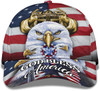 FUNSTUFFPRINT America Eagle Bird With Usa Flag God Bless America Custom Name All Over Print Baseball Cap - Christian Hats For Men Women