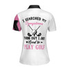Leopard Pink Golf Short Sleeve Women Polo Shirt, I Searched My Symptoms Turns Out I Just Need To Play Golf Polo Shirt, Best Golf Shirt For Ladies, Gift For Golfers