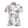 Colorful Floral Pattern Women Polo Shirt - Best Gift For Golf Lovers, Golf Tournament, Golf Coach, Golf Club