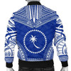 FUNSTUFFPRINT Chuuk Flag Polynesian Chief Men’s Bomber Jacket 3D Bomber Jacket