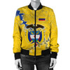 FUNSTUFFPRINT Colombia Christmas Coat Of Arms Women Bomber Jacket X Style 3D Bomber Jacket