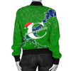 FUNSTUFFPRINT Connecticut Christmas Coat Of Arms Women Bomber Jacket X Style 3D Bomber Jacket
