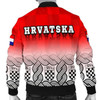 FUNSTUFFPRINT Croatia Men’s Bomber Jacket – Croatian Wattle Coat Of Arms 3D Bomber Jacket