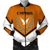 FUNSTUFFPRINT Cyprus Coat Of Arms Men Bomber Jacket Lucian Style 3D Bomber Jacket