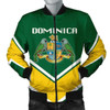 FUNSTUFFPRINT Dominica Coat Of Arms Men Bomber Jacket Lucian Style 3D Bomber Jacket