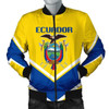 FUNSTUFFPRINT Ecuador Coat Of Arms Men Bomber Jacket Lucian Style 3D Bomber Jacket