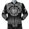 FUNSTUFFPRINT Fenrir Valhalla Bomber Jacket – Ornate pattern 3D Bomber Jacket