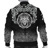 FUNSTUFFPRINT Fenrir Valhalla Bomber Jacket – Ornate pattern 3D Bomber Jacket