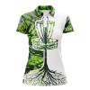 Custom Disc Golf Women Polo Shirt Pink Camo Custom Name All Over Print Shirt, Personalized Disc Golf Gifts