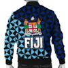 FUNSTUFFPRINT Fiji Polynesian Men’s Bomber Jacket Coat Of Arms 3D Bomber Jacket