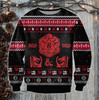 FUNSTUFFPRINT D20 Dungeons & Dragons Ugly Knitted Christmas Sweatshirt, Xmas Sweater  Ugly Sweater