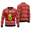 FUNSTUFFPRINT Avo Merry Christmas Ugly Sweatshirt Christmas 3D Sweater Christmas  Ugly Sweater