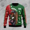 FUNSTUFFPRINT German Shepherd Half Cool Ugly Christmas Sweater For Ugly Sweater