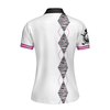 Golf Is My New Religion Golf Short Sleeve Women Polo Shirt, Zebra Argyle Golf Shirt For Ladies, Unique Golf Gift