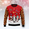 FUNSTUFFPRINT Penguin Christmas Song Ugly Christmas Sweater, Christmas apparel, Christmas gift for adult Ugly Sweater