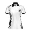 I Hope Your Day Is As Nice As My Putt Golf Short Sleeve Women Polo Shirt, Zebra Pattern Golf Shirt For Ladies