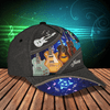 FUNSTUFFPRIT Custom Name Baseball Guitar Cap Hat, I Play Guitar And I Forget Things 3D Cap For Musican Guitarist Cap-SBC-10633