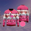 FUNSTUFFPRINT Flamingo Christmas Ugly Christmas Sweater For Men & Women Ugly Sweater