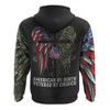 FUNSTUFFPRINT  Veteran 3D Hoodie American By Birth Veteran By Choice American Flag Cross 3D Hoodie and Zip Hoodie
