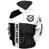FUNSTUFFPRINT   Mechanic 3D Hoodie Grungy Mechanic   3D Hoodie and Zip Hoodie