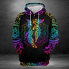 FUNSTUFFPRINT Wolf Couple 3D All Over Hoodie Colorful Mandala   3D Hoodie and Zip Hoodie