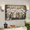 Daisy Jar - God Says You Are Canvas Wall Art - Bible Verse Canvas - Scripture Canvas Wall Art - Ciaocustom