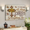 I Can Do All Things Through Christ Philippians 413 Canvas Wall Art - Ciaocustom