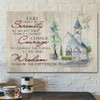 God Canvas Prints - Jesus Canvas Art - Serenity Prayer Canvas Wall Art - Bible Verse Wall Art Canvas - Ciaocustom