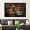 Lion Of Judah, Be Still And Know That I Am God Wall Art Canvas - Religious Wall Decor