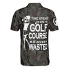 Time Spent On Golf Course Polo Shirt, Camouflage Golf Shirt With Sayings, Best Golf Shirt - Perfect Gift For Women