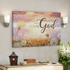 Bible Verse Canvas - Jesus Canvas Art - Be Still & Know That I Am God- Ciaocustom