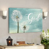 Bible Verse Canvas - Jesus Canvas Art - Be Still & Know That I Am God- Ciaocustom