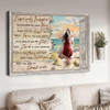 Jesus Beautiful Girl Beach Scene I Can Only Imagine Canvas Wall Art - Jesus Canvas Pictures - Christian Wall Posters