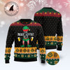 FUNSTUFFPRINT The Beer Lover Elf Ugly Christmas Sweater for men and women, Gift for beer lover Ugly Sweater
