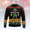 FUNSTUFFPRINT The Beer Lover Elf Ugly Christmas Sweater for men and women, Gift for beer lover Ugly Sweater