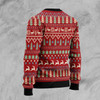 FUNSTUFFPRINT Never Underestimate The Power Of Human Stupidity Ugly Christmas Sweater Ugly Sweater