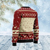 FUNSTUFFPRINT Guinea Pig Snow Ugly Christmas Sweater Ugly Sweater