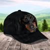 FUNSTUFFPRIT Personalized Baseball Dachshund Cap Hat For Dog Lover, 3D Full Print Dachshund Dog Cap Hat-SBC-10929