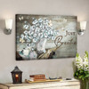 Flower - Just Breathe - Bible Verse Canvas - Scripture Canvas Wall Art - Ciaocustom
