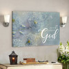 Bible Verse Canvas - Scripture Canvas - Jesus Canvas - Be Still & Know That I Am God- Ciaocustom