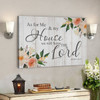 As For Me And My House We Will Serve The Lord Canvas Wall Art - Ciaocustom