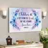 God Canvas Prints - Jesus Canvas Art - Psalm 1273 Children Are A Gift From The Lord Wall Art Canvas - Ciaocustom