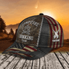 FUNSTUFFPRINT Personalized Campfire Baseball Cap Hat, Camper Cap, Camping Hat For Travel Summer